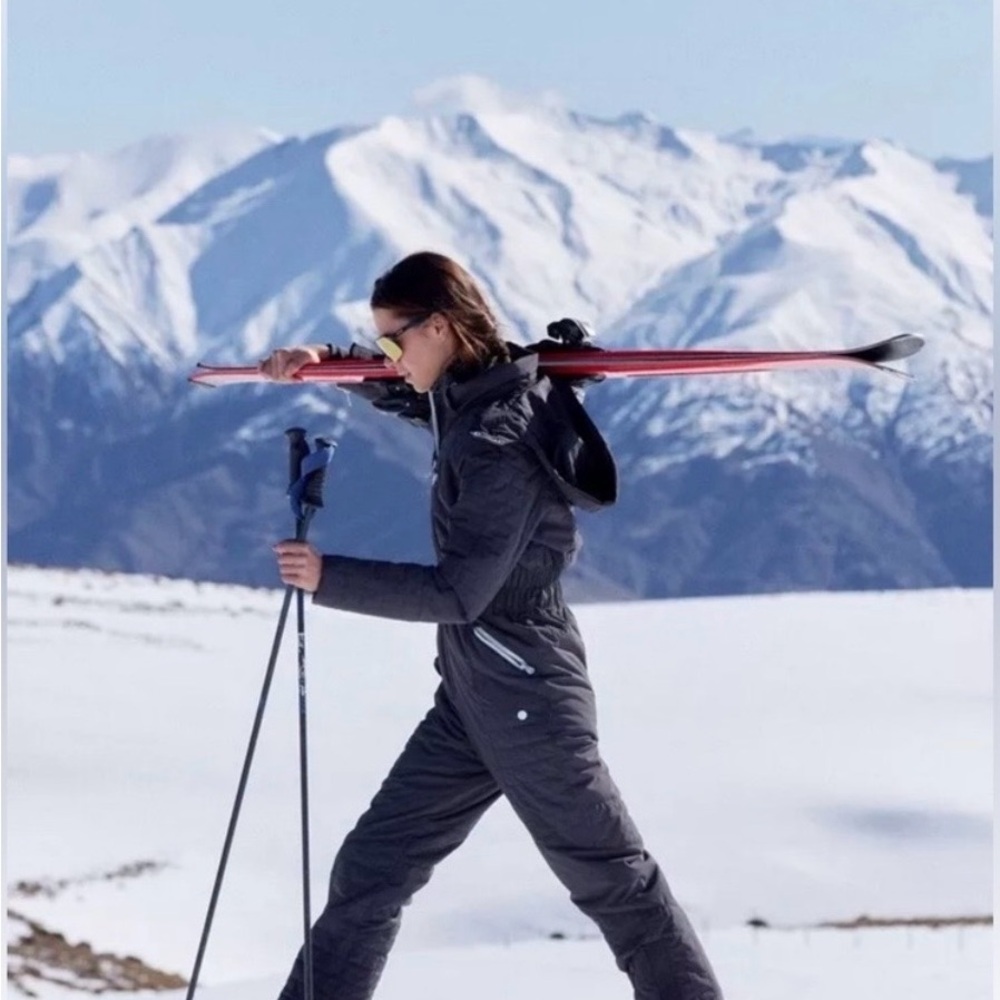 Free people all prepped ski suit Charcoal